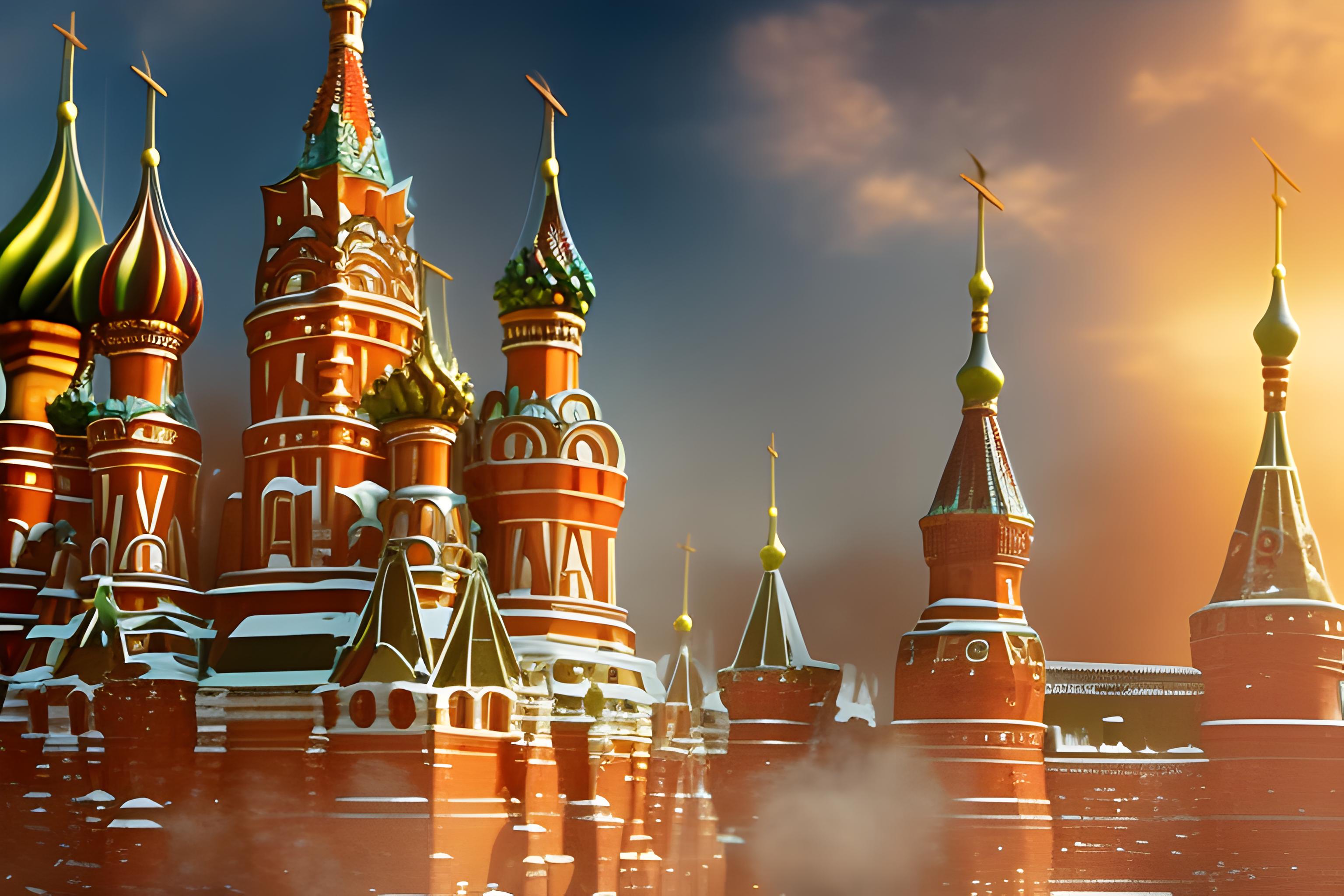 Детализированный коллаж в стиле Romain Trystram. Летняя Москва, ювелирная выставка, авторский город…